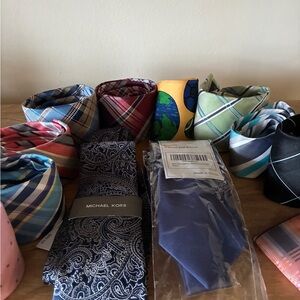 Men's Ties Collection - Pink, Blue, Black, Purple